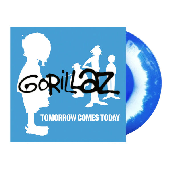 Gorillaz – Tomorrow Comes Today, White & Blue Colour-in-Colour Vinyl 12" EP