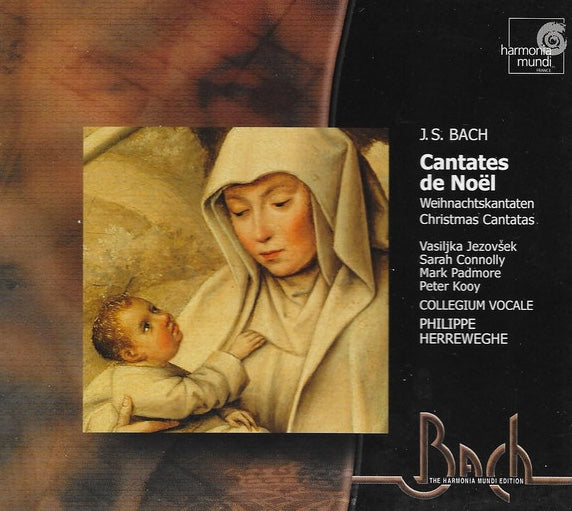 Bach -  Cantates De Noel, Vasijlka Jezovšek, Philippe Herreweghe. France 1999 Harmonia Mundi– HMX 2951594 (Sealed)
