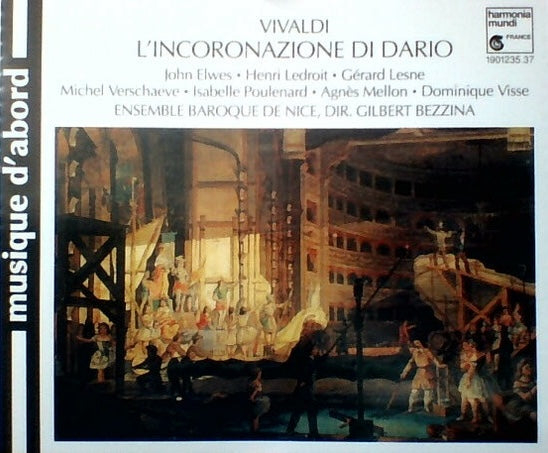 Vivaldi - L' Incoronazione Di Dario - John Elwes . Gilbert Bezzina, EU 1997 Harmonia Mundi ‎– HMA 1901235.37 3xCD