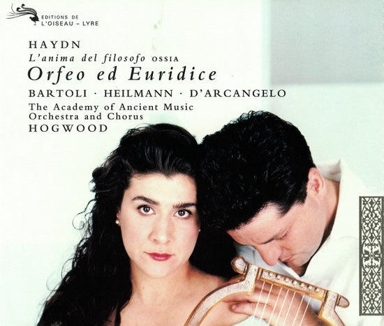 Haydn -  L'amima Del Filosofo Ossia Orfeo Ed Euridice, Hogwood . Bartoli, Germany 1997 L'Oiseau-Lyre 452 668-2  2xCD Box Set