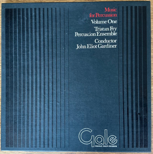 Tristan Fry Percussion Ensemble, John Eliot Gardiner – Music For Percussion (Vol.1), 1977 UK Box Set