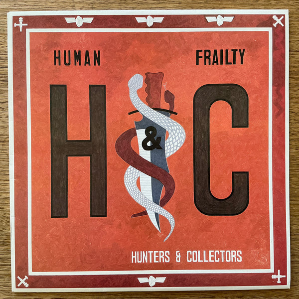Hunters and Collectors – Human Frailty, Australia 1986 White Label Records – RML 53205, Vinyl LP