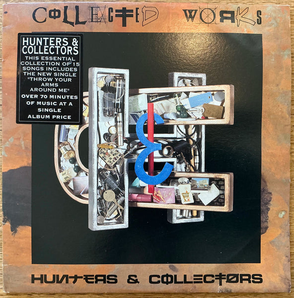 Hunters and Collectors – Collected Works, Australia 1990 White Label Records – TVL 93338, Vinyl 2xLP