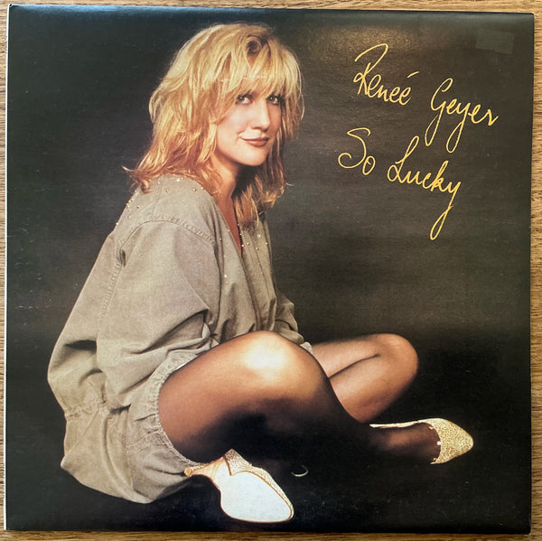 Renee Geyer – So Lucky, Aust. 1981, Mushroom – L 37554 Vinyl LP with Signed 8x10 Promo. Photo