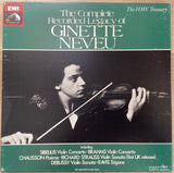 Ginette Neveu ‎– The Complete Recorded Legacy Of, UK EMI RLS 739 4xLP Box Set