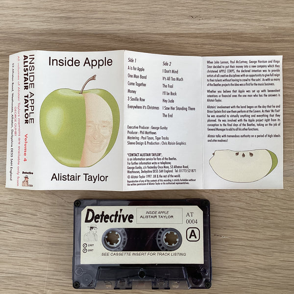 Alistair Taylor - Inside Apple Vol.4. The Beatles. George Gunby. Detective AT 0004 Cassette Tape