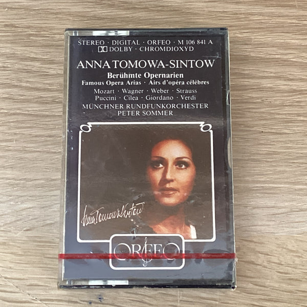 Anna Tomowa-Sintow, P Sommer, Münchner Rundfunkorchester – Berühmte Opernarien . Famous Opera Arias. Sealed Cassette Tape
