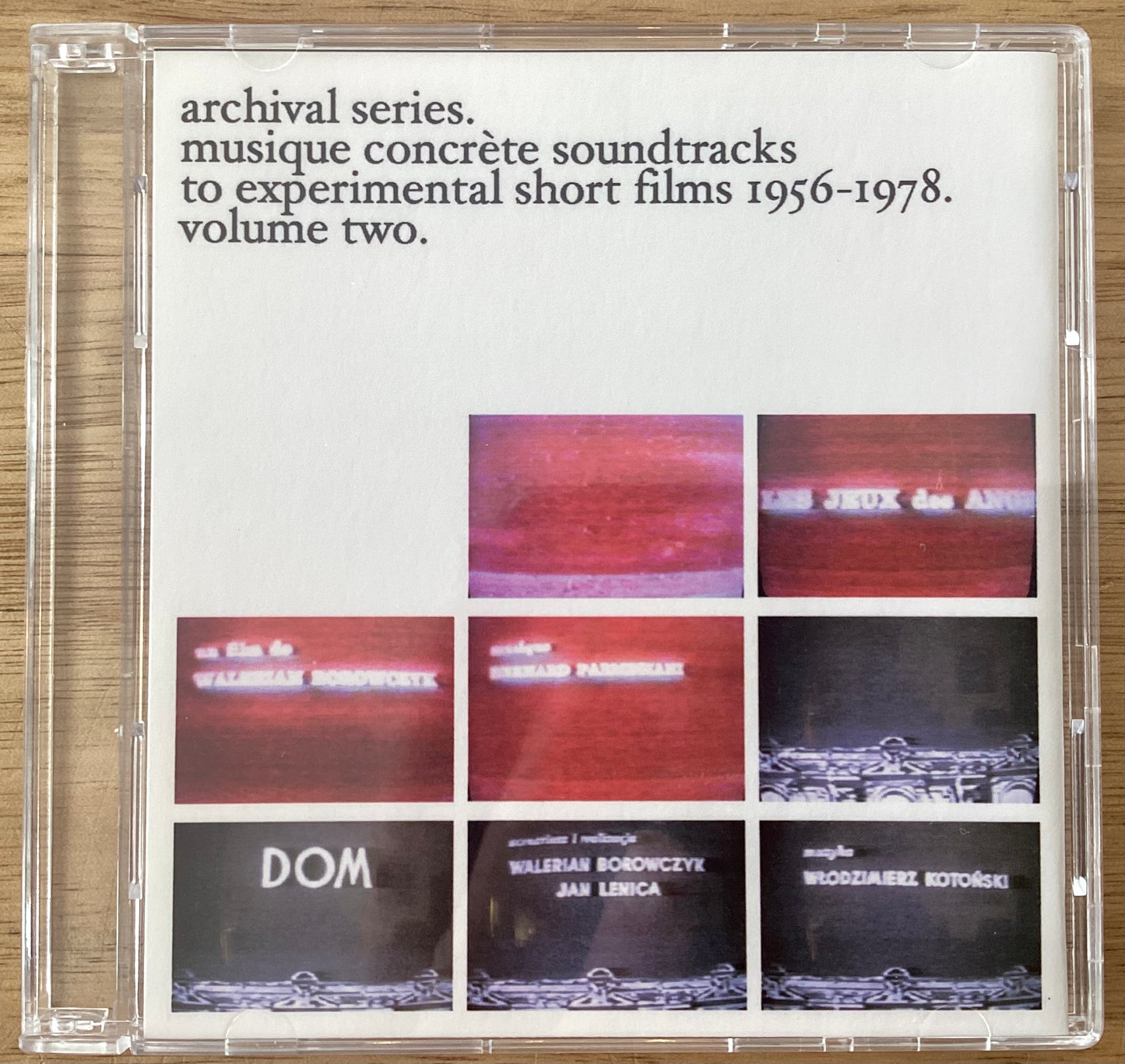 Archival Series - Musique Concrète Soundtracks To Experimental Short Films 1956-1978 - Volume Two