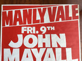 John Mayall / Mondo Rock / Cyril B. Bunter Band / Manly Vale Hotel Sydney, 1981