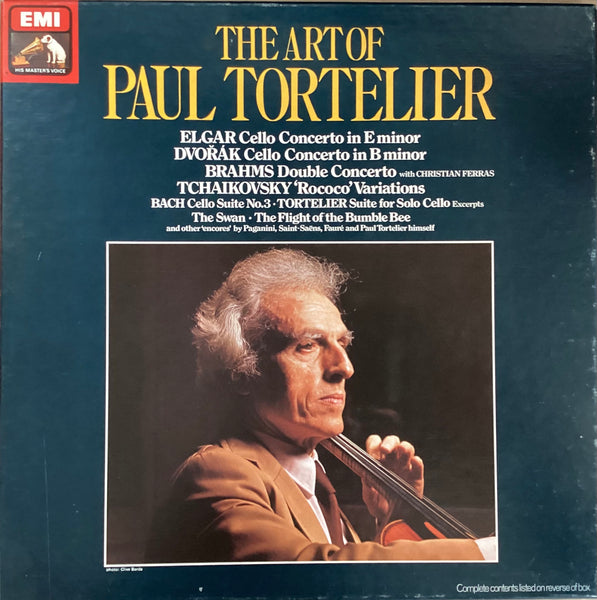 Paul Tortelier ‎– The Art Of Paul Tortelier, German HMV SLS 2700013 3LP Box Set