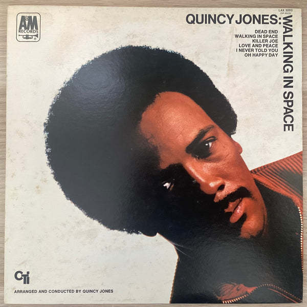 Quincy Jones - Walking In Space, 1977 A&M Records LAX 3093 Japan Vinyl