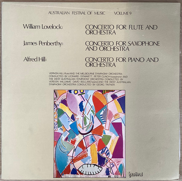 Lovelock / Penberthy / Alfred Hill – Concerto For ... , Promo. Festival Records ‎– SFC-80026