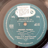 Stravinsky, Pulcinella / Apollon Musagète, Neville Marriner, 1968 UK "Oval" Argo ZRG 575