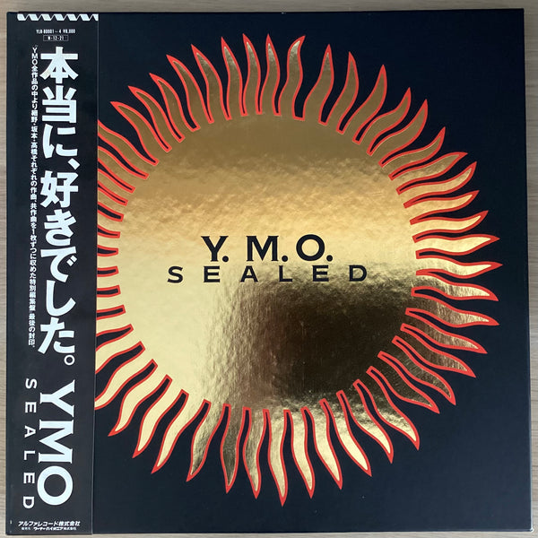Y.M.O. - Sealed, Ryuichi Sakamoto - Alfa YLR-80001 4 Japan 4xLP Vinyl Box Set + Inserts & Obi