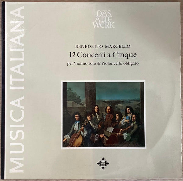Benedetto Marcello ‎– 12 Concerti A Cinque, Op. 1, Promo. Telefunken SAWT 9601/9602-B
