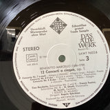 Benedetto Marcello ‎– 12 Concerti A Cinque, Op. 1, Promo. Telefunken SAWT 9601/9602-B
