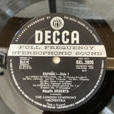 Argenta,  The London Symphony Orchestra ‎– España, 1960 UK Decca – SXL 2020