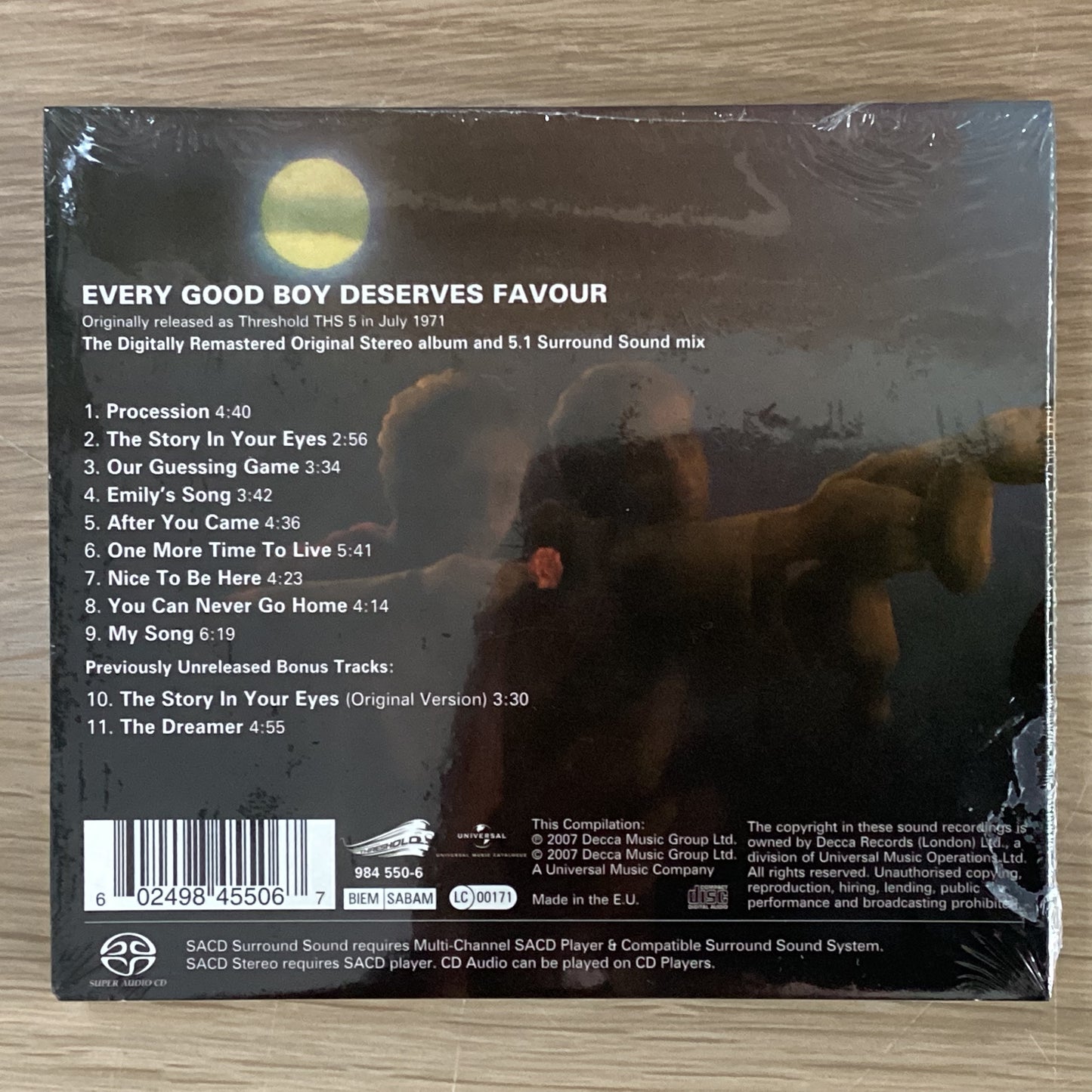The Moody Blues ‎– Every Good Boy Deserves Favour, Threshold 984 550-6 SACD Sealed Digipak