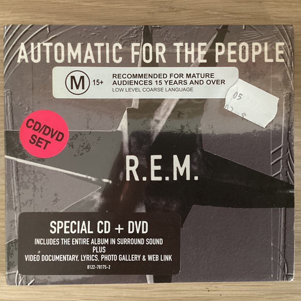 R.E.M. – Automatic For The People, EU 2005 8122-78175-2 CD DVD Sealed