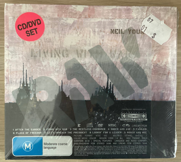 Neil Young ‎– Living With War "In The Beginning", Reprise Records ‎– 9362432652 CD - DVD Sealed