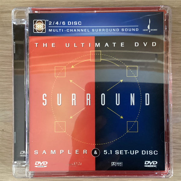 The Ultimate DVD Surround Sampler & 5.1 Set-Up Disc, US 2002 Chesky Records – CHDVD221 - Multichannel DVD-Audio