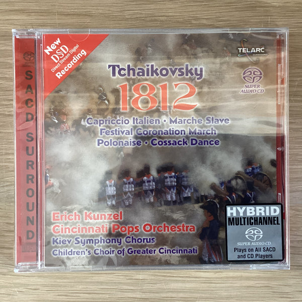 Tchaikovsky – 1812 Overture, Kunzel, Cincinnati Pops Orchestra, Telarc – SACD-60541 (Sealed)
