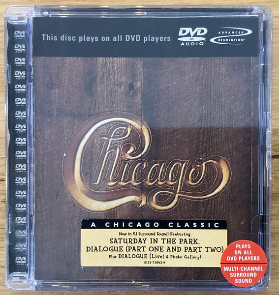Chicago – Chicago V, EU 2003 Rhino Records – 8122 73842-9 - Multichannel DVD-Audio