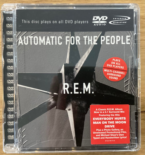 R.E.M. – Automatic For The People, EU 2003 Warner Bros. Records – 8122-78175-9 - Multichannel DVD-Audio