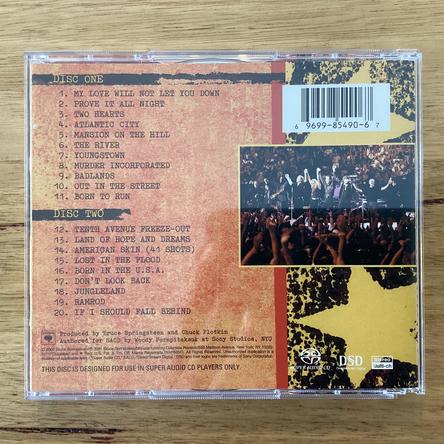 Bruce Springsteen & The E-Street Band – Live In New York City, Columbia – C2S85490 SACD DSD