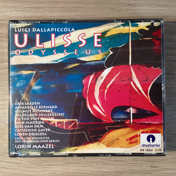 Dallapiccola : Ulisse Odysseus, Saeden, Bernard, Gayer, Maazel ‎–  Stradivarius STR 10063 2xCD