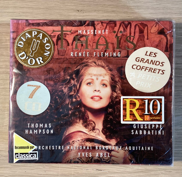 Massenet - Thaïs, Fleming, Hampson, Sabbatini, Yves Abel. EU 2000 Decca ‎– 466 766-2  2xCD Box Set