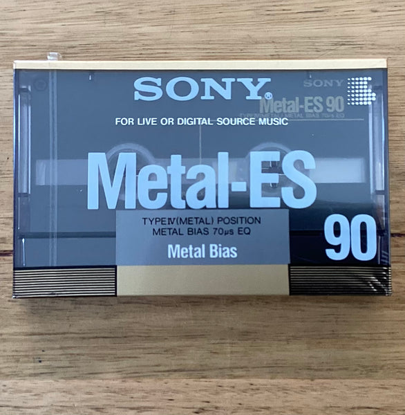 Sony Metal-ES 90 TYPE IV Metal Audio Cassette Tape. New (Factory Sealed)