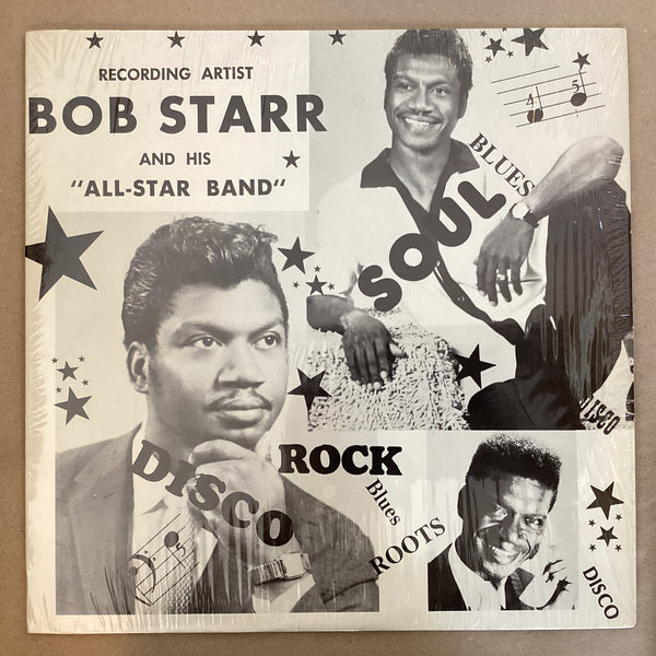 Recording Artist Bob Starr and his "All-Star Band", US 1978 Blue Power Records Vinyl LP