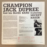 Champion Jack Dupree And His Blues Band, Mickey Baker – Jack And Mickey In Heavy Blues, US 1969 Sire SES 97010