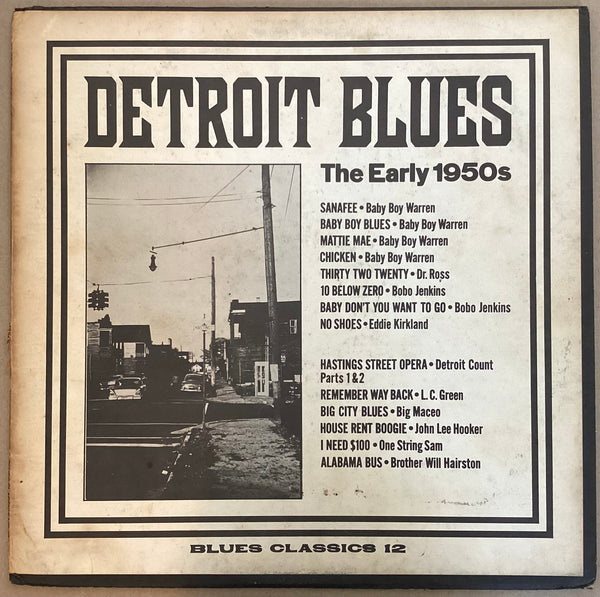 Detroit Blues - The Early 1950s, US 1966 Blues Classics – BC 12, Vinyl LP