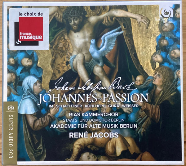 Bach - Johannes Passion, René Jacobs. Harmonia Mundi HMC 802236.37 2x SACD + DVD