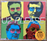 U2 – Please, Australia 1997 Island Records 572129-2 CD Single with Hype Sticker + Competition Form