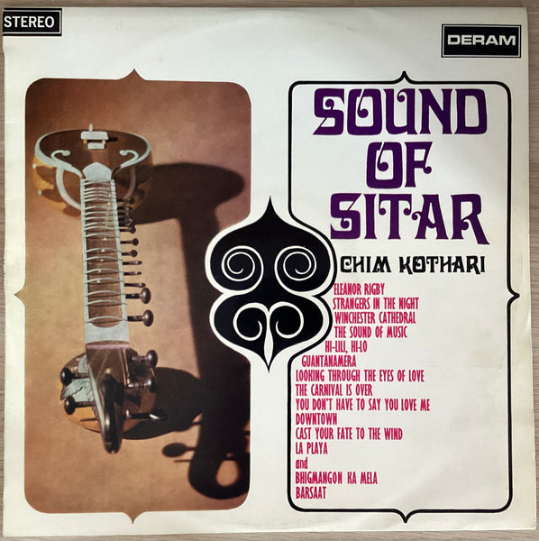 Chim Kothari – Sound Of Sitar, Australia 1967 Deram ‎– SMLA 1002