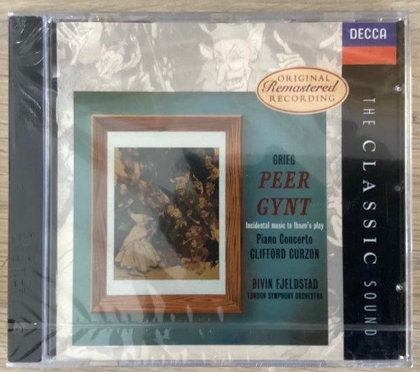 Grieg: Peer Gynt, Clifford Curzon, LSO, Øivin Fjeldstad ‎– Piano Concerto, E.U. Decca ‎– 448 599-2 (Sealed)