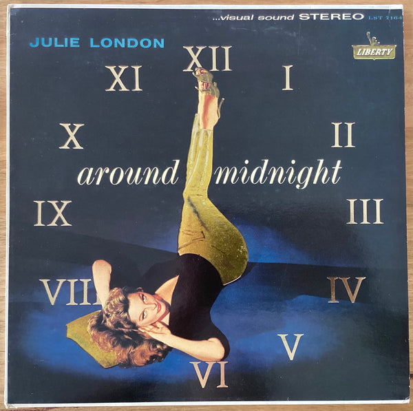 Julie London ‎– Around Midnight, 1985 France Liberty ‎– 1565551