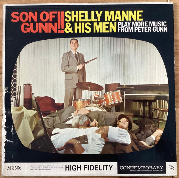 Shelly Manne & His Men ‎– Son Of Gunn!!, US 1959 Contemporary Records ‎– M 3566 (Mono)