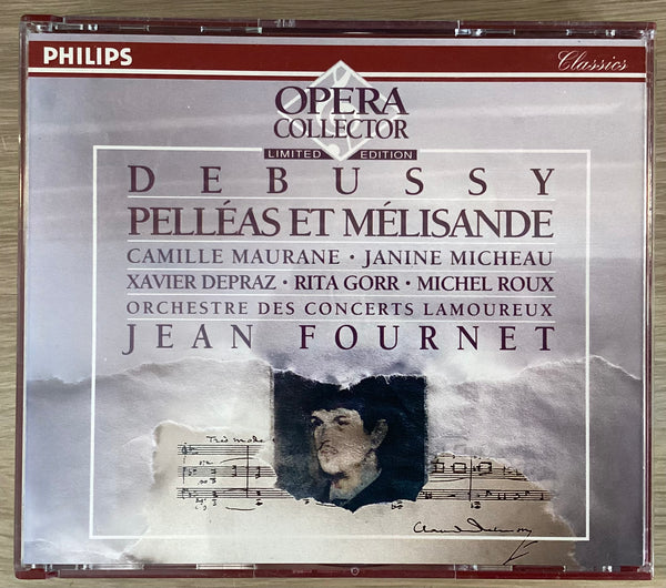 Debussy ‎– Pelléas Et Mélisande, Jean Fournet Conduit L' Orchestre Des Concerts Lamoureux, 1992 German Philips ‎– 434783 2xCD