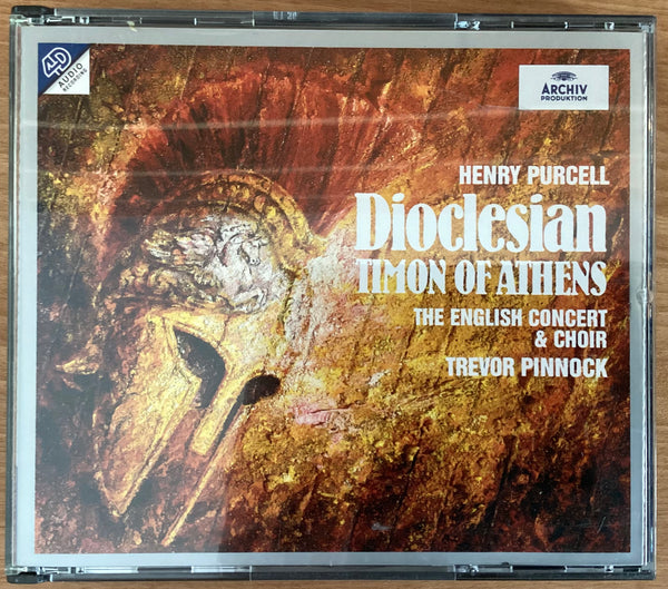 Henry Purcell - Dioclesian - Timon Of Athens,Trevor Pinnock, 2xCD Germany 1999 Archiv Produktion – 447 071-2
