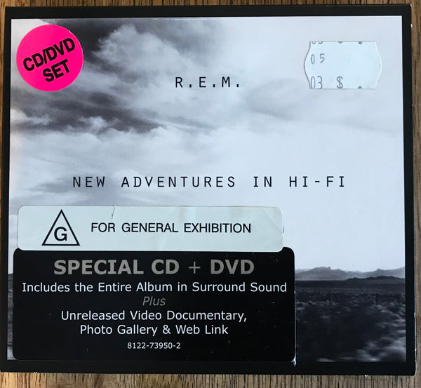 R.E.M. – New Adventures In Hi-Fi, EU 2005 Warner Bros. Records ‎– 8122-73950-2 CD+DVD