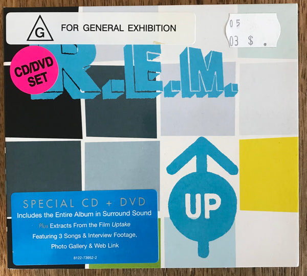 R.E.M. – Up,  EU 2005 Warner Bros. Records ‎– 8122-73952-2  CD+DVD