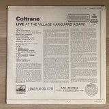 John Coltrane – Coltrane Live At The Village Vanguard Again!. UK 1967 HMV – CSD 3599 (Promo.) John Coltrane – Coltrane Live At The Village Vanguard Again!. UK 1967 HMV – CSD 3599 (Promo.)