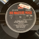 John Coltrane – Coltrane Live At The Village Vanguard Again!. UK 1967 HMV – CSD 3599 (Promo.) John Coltrane – Coltrane Live At The Village Vanguard Again!. UK 1967 HMV – CSD 3599 (Promo.)