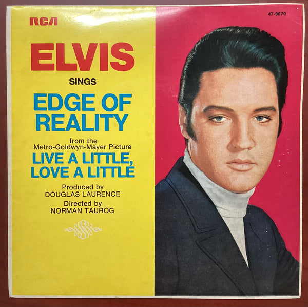 Elvis Presley, Edge Of Reality, Australia 1969, 7" P/S Single, RCA – 47-9670