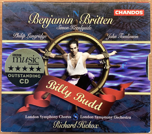 Benjamin Britten - Billy Budd, Philip Langridge, LSO, Richard Hickox. 3xCD Box E.U. 2000 Chandos ‎– CHAN 9826(3)