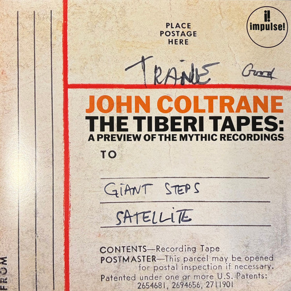 John Coltrane – The Tiberi Tapes: A Preview Of The Mythic Recordings, Vinyl LP